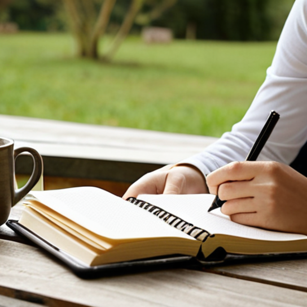 **Image Prompt for Stress Identification**: 
   "A serene setting with a person writing in a journal, reflecting on their feelings and stress triggers. The background includes elements representing work, personal relationships, and daily routines, symbolizing the various sources of stress."