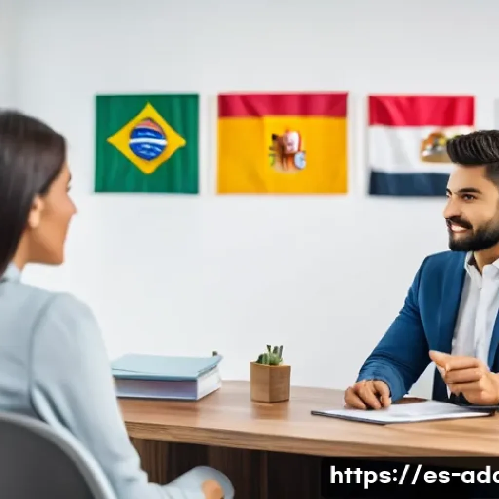 중독상담사 이직 시 유리한 자격증 - A professional addiction counselor in a modern office setting, wearing business casual attire with a...