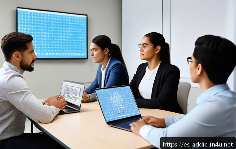 중독상담사로서 필요한 추가 자격증 - A professional therapy training classroom in a modern setting, featuring a diverse group of adult st...